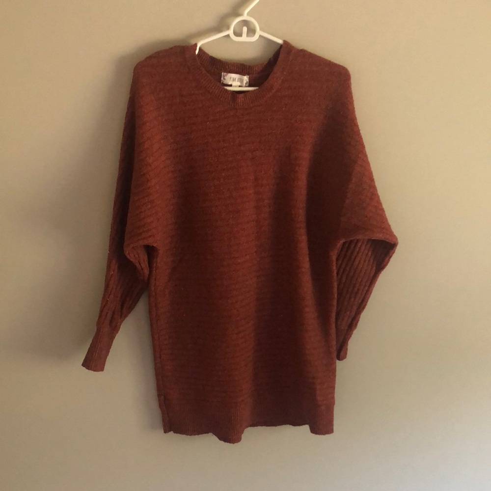 Pink Rose Sweater/Sweater Dress